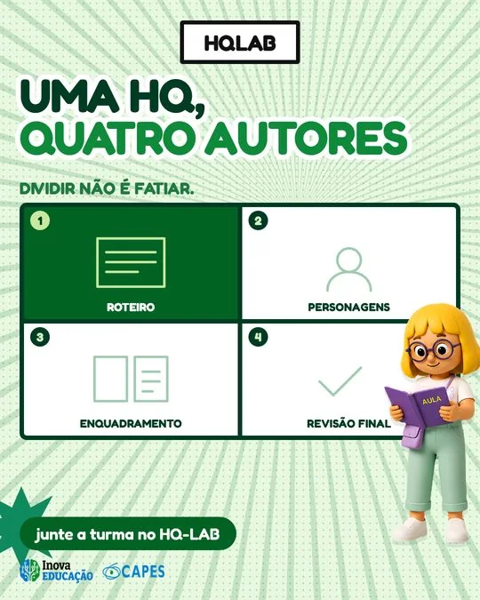 Post: Uma HQ, quatro autores